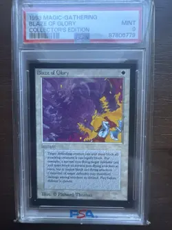 WOTC MTG Blaze of Glory 1993 CE PSA 9 Magic: the Gathering 🤠 - Image 1