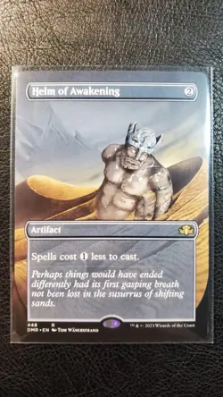 Helm of Awakening Borderless Alt Art 448 M PF MTG Dominaria Remastered - Image 1