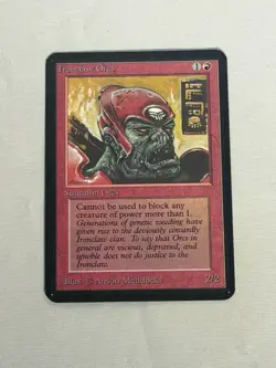 MTG Ironclaw Orcs Alpha Magic the Gathering - Image 1
