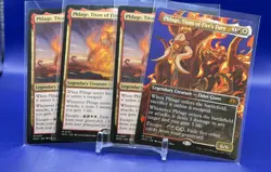 MTG Phlage Titan of Fire's Fury X4 NM/MT Play Set 3 Regular, 1 Borderless - Image 2