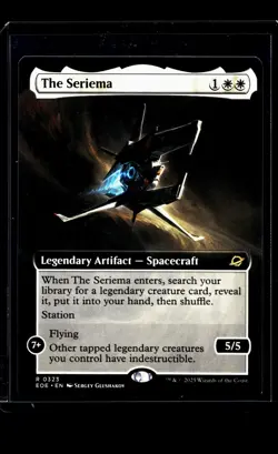 2025 MTG Magic The Gathering EOE Edge of Eternities Extended Art 323 The Seriema - Image 1