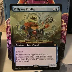 Pollywog Prodigy (Extended Art) Commander: Bloomburrow Regular (BLC) NM #0050 - Image 1