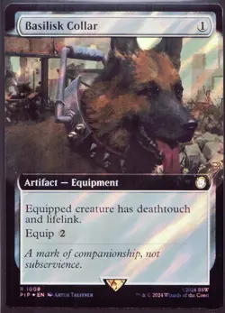 Basilisk Collar - 1008 Extended - Surge Foil MTG Fallout - Image 1