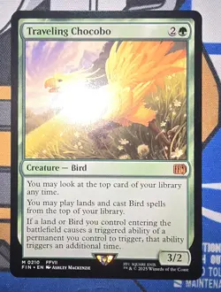 MTG - FIN - Traveling Chocobo #210 - Near Mint Non Foil - Image 1