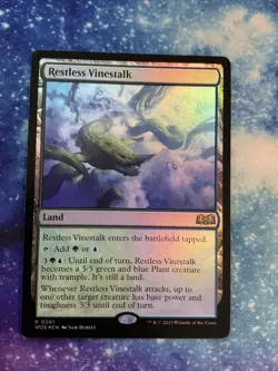 Restless Vinestalk Foil - WOE 0261 - NM - MTG Magic - Image 1