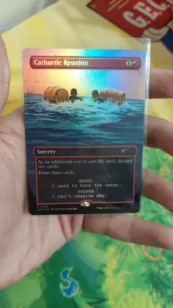 Cathartic Reunion 7045 Foil MTG Jaws Secret Lair - Image 1