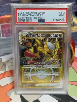 2022 Pokemon Lost Origin GIRATINA VSTAR SECRET 212/196 PSA 9 *Free Shipping* - Image 1