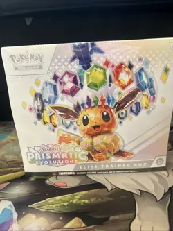 New Pokemon TCG Scarlet Violet Prismatic Evolutions Elite Trainer Box ETB Sealed - Image 1