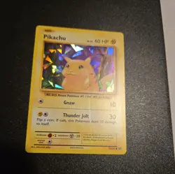 POKEMON PIKACHU 35/108 CRACKED ICE HOLO XY EVOLUTIONS LP- - Image 1
