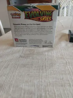 Pokemon TCG Evolving Skies Sword and Shield Booster Box Sealed with Acrylic Case - Image 4