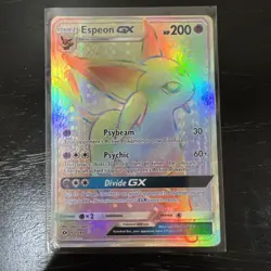 ESPEON GX #152/149 - Secret Rainbow Rare Pokemon Sun and Moon Base Set - Image 1