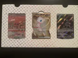 Pokemon TCG 151 UPC Promo Set Mew 053, Mewtwo 052, Metal Mew 205 New Sealed - Image 1