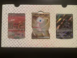 Pokemon TCG 151 UPC Promo Set Mew 053, Mewtwo 052, Metal Mew 205 New Sealed - Image 2