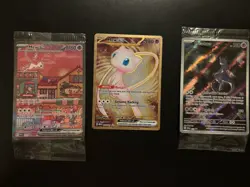 Pokemon TCG 151 UPC Promo Set Mew 053, Mewtwo 052, Metal Mew 205 New Sealed - Image 4