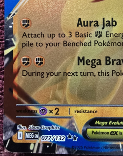 Mega Lucario Ex 77/132 Mega Evolution MEG -Near Mint- Pokemon TCG - Image 5