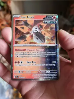 Iron Moth 028/182 Cosmic Holo Rare - Paradox Rift Box - Pokemon - NM/M - Image 1