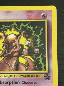 1999 Pokemon TCG Mewtwo #14 Vintage Black Star Promo - Image 4