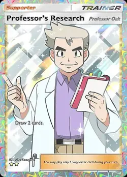 Professor's Research 2 Star ⭐⭐ Full Art - Pokemon TCG Pocket - Read Description - Image 1