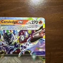 Pokemon Ceruledge ex 036/191 Surging Sparks Scarlet & Violet Double Rare M/NM - Image 3