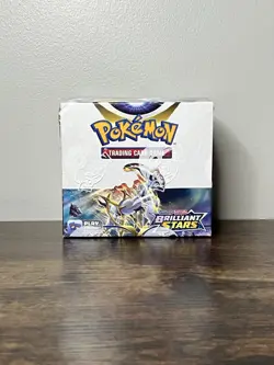 Pokemon TCG Sword & Shield Brilliant Stars Booster Box 36 Packs - FACTORY SEALED - Image 1