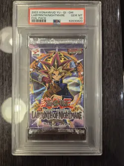 Labyrinth of Nightmare - Booster Pack - Graded PSA 10 FOIL PACK Yu-Gi-Oh - Image 1