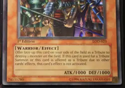 YUGIOH ERROR/MISPRINT -1st Ed. - Holo Bleed - S.Rare - Exiled Force - LOD-023-NP - Image 4