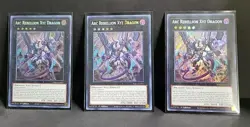 YuGiOh! x3 Arc Rebellion Xyz Dragon [PHRA-EN041] Secret Rare; 1st Edition NM - Image 1