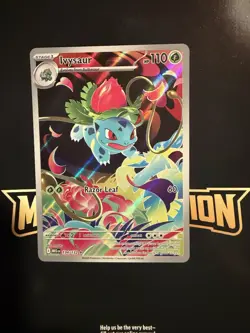 Ivysaur Illustration Rare 134/132 Mega Evolution Pokemon TCG Near Mint Card NM - Image 1