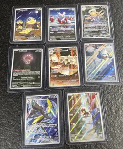 2025 Pokemon Mega Evolution Lot Of 8 Illustration Rare Cards - Image 1