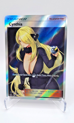 Pokemon Karte Cynthia Fullart Trainer Anime Waifu Card - Image 1
