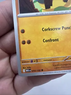 Makuhita 072/132 Non Holo Mega Evolution Common Pokemon 2025 TCG Card NM - Image 5