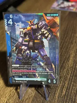 Gundam Card Game TCG - Psycho Gundam - Dual Impact - GD02-001 LR - NM - Image 1