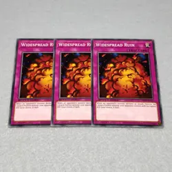 Yugioh Widespread Ruin 1st Edition Common 3 Card Set NM SBCB Speed Duel - Image 1