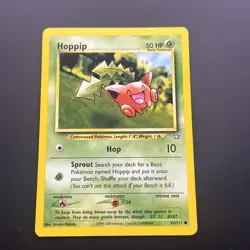 Pokemon Neo Genesis Hoppip Common Card 61/111 LP - Image 1