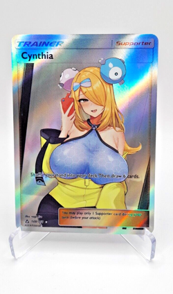 Pokemon Karte Cynthia Fullart Trainer Anime Waifu Card - Image 1