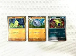Pokemon TCG Larvitar + Pupitar + Tyranitar COSMO FOIL PROMO Cards Set NM/M - Image 1