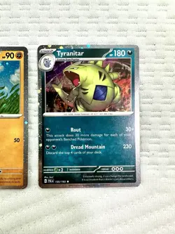 Pokemon TCG Larvitar + Pupitar + Tyranitar COSMO FOIL PROMO Cards Set NM/M - Image 4