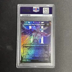 PSA 10 MTG Final Fantasy Sephiroth, Fabled SOLDIER Borderless Foil #0382 - Image 2