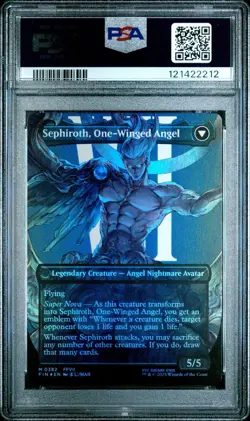 PSA 10 MTG Final Fantasy Sephiroth, Fabled SOLDIER Borderless Foil #0382 - Image 4