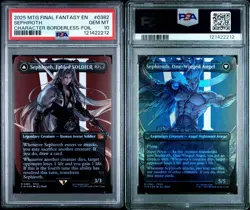 PSA 10 MTG Final Fantasy Sephiroth, Fabled SOLDIER Borderless Foil #0382 - Image 5