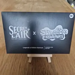RAINBOW FOIL Legends Of Bikini Bottom MTG Secret Lair SLD SpongeBob SquarePants - Image 1