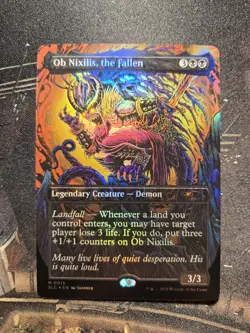 Ob Nixilis, the Fallen Foil, An Encyclopedia of Magic Secret Lair, NM - Image 1