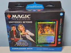 MTG Universes Beyond Doctor Who Commander Deck - Paradox Power - New! Sealed! - Image 1