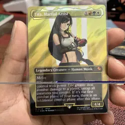 Tifa, Martial Artist (Borderless) (Surge Foil) Commander: Final Fantasy Foil - Image 1