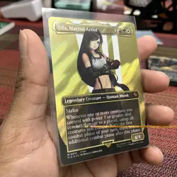 Tifa, Martial Artist (Borderless) (Surge Foil) Commander: Final Fantasy Foil - Image 2