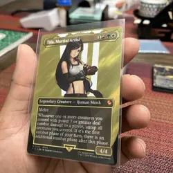 Tifa, Martial Artist (Borderless) (Surge Foil) Commander: Final Fantasy Foil - Image 3