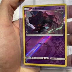 Pokemon TCG Misdreavus 39/111 Sm-Crimson Invasion Reverse Holo NM Pokemon Card - Image 2