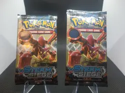 2x Pokemon XY Steam Siege Sealed Booster Pack TCG NEW - Image 1