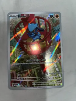 Riolu - 010 (Pokemon Center Exclusive) 010 Me: Mega Evolution Promo Holo - Image 1
