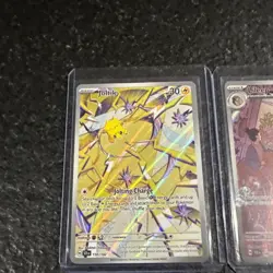 Stellar Crown Pokemon Illustration Rare Lot Of 3 Joltik Lileep Crabominable! - Image 2